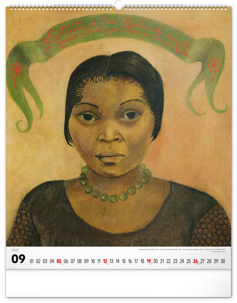 NOTIQUE Nástenný kalendár Frida Kahlo 2027, 48 x 56 cm – Obrázok 10