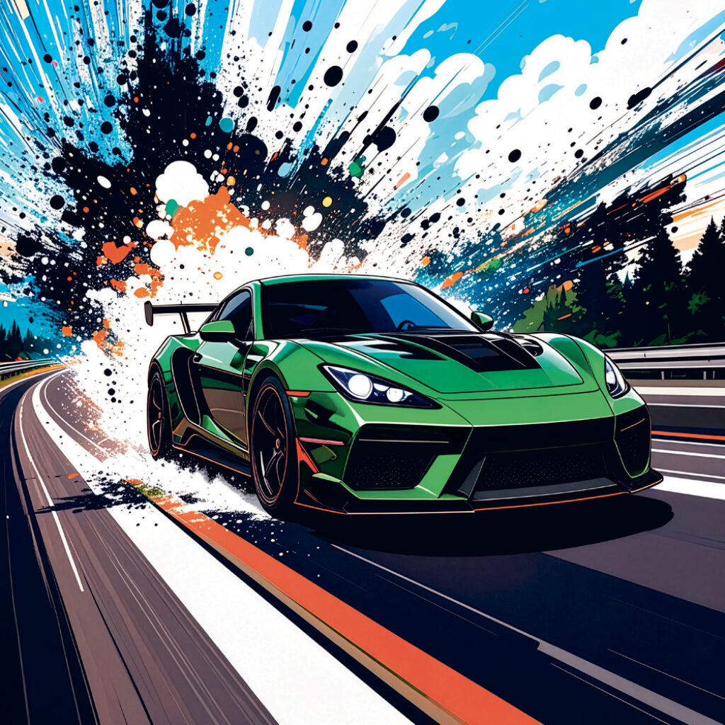 NOTIQUE Grid calendar Fast Cars 2027, 30 x 30 cm – Obrázok 7