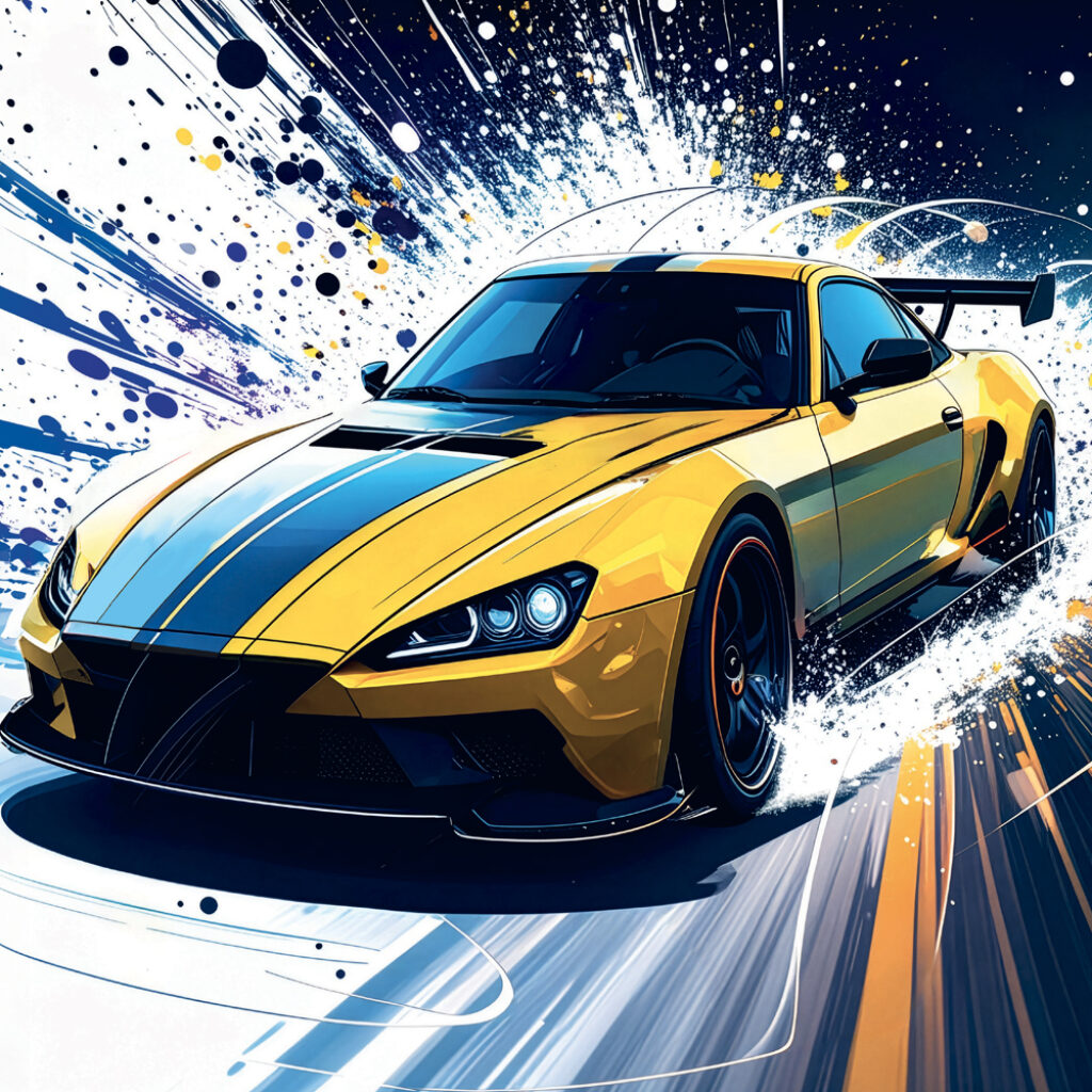 NOTIQUE Grid calendar Fast Cars 2027, 30 x 30 cm – Obrázok 8