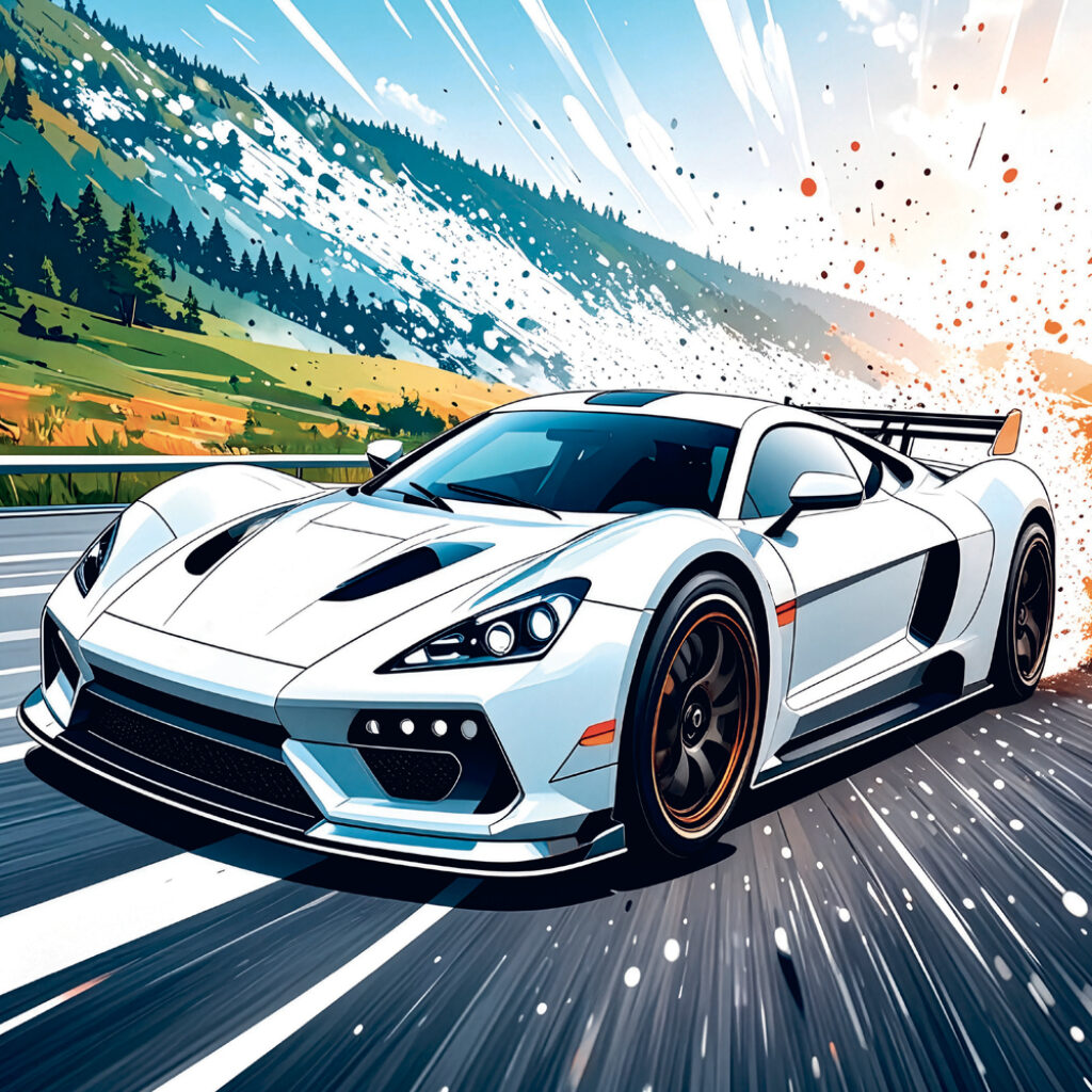 NOTIQUE Grid calendar Fast Cars 2027, 30 x 30 cm – Obrázok 10