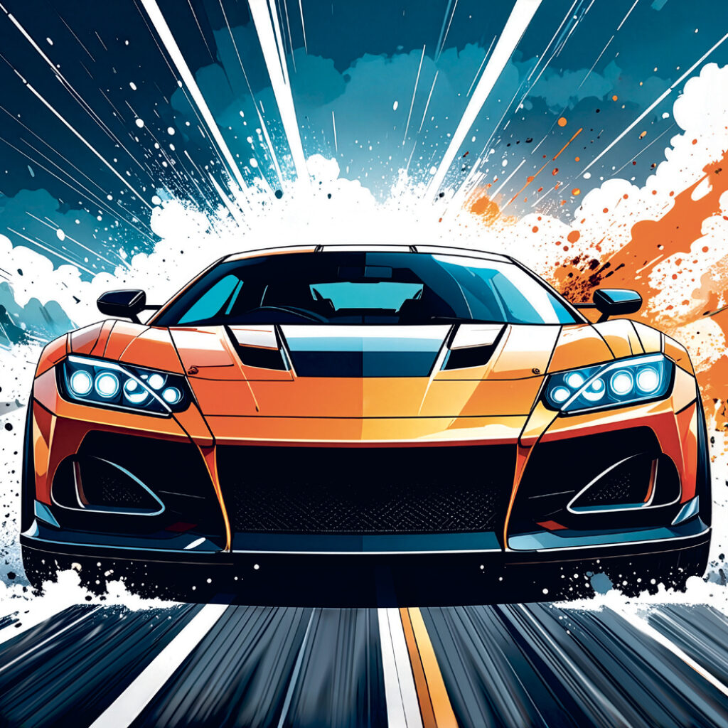 NOTIQUE Grid calendar Fast Cars 2027, 30 x 30 cm – Obrázok 12