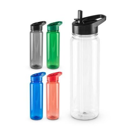 GILMORE. Recyklovaného PET (100 % rPET) športová fľaša s lesklým priesvitným povrchom 750 ml